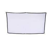 VBESTLIFE Écran de Projecteur 100 Pouces, écran de Projecteur Lavable 16:9 Pliable Anti-pli pour Cinéma Maison, Support Extérieur et Intérieur, Projection Double Face