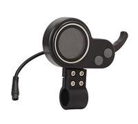 VBESTLIFE Écran LCD de Vélo électrique avec Accélérateur au Doigt, Affichage de la Puissance du Vélo 2 en 1 L081, Affichage de la Tension de la Batterie LCD avec Connecteur étanche, pour