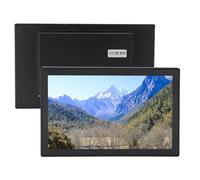 VBESTLIFE Écran Tactile, écran Tactile à Cadre Ouvert de 15,6 Pouces à 10 Points, Moniteur à écran Tactile Industriel, étanche IP65, VGA, HDMI, Port USB (Prise UE)