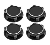 Vbestlife Écrous de Roue Hexagonaux Légers en Alliage D'aluminium 4 Pièces, Accessoire RC à écrou Hexagonal Antipoussière 17 Mm pour Voiture 1/8 E-Revo(Le Noir)