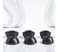 VBESTLIFE Embouts d'oreille en Mousse à Mémoire de Forme de Remplacement Compatibles avec iOS Pro 3, 3 Paires S M L Annulent Le Bruit Mousse à Mémoire de Forme Confortable pour iOS Pro (Black)