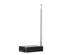 VBESTLIFE Émetteur de Diffusion de Radio FM, avec Antennes Télescopiques 1M 2 Km 76-108 MHz 0,5W 500MW, pour Le Cinéma, Parking D'église, Feux de Feu Lights Show
