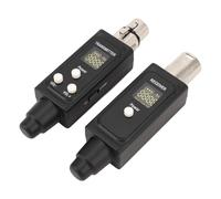 VBESTLIFE Émetteur-récepteur de Microphone sans Fil, Système de Microphone sans Fil UHF 2,4 GHz, Adaptateur de Micro XLR pour Microphone Dynamique, Mixeur Audio, Système de Sonorisation