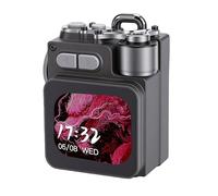 VBESTLIFE Enceinte Bluetooth Portable, Enceinte sans Fil à écran Tactile avec Batterie de 1200 MAh, Son Stéréo 5 W, Appairage pour Les Appels, Contrôle Via Application, Lecture de Musique