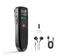VBESTLIFE Enregistreur Vocal Numérique, Appareil D'enregistrement D'appels Bluetooth Portable avec Pince Arrière, pour Réunions, Interviews, Conférences, Lecture de Musique (64G)