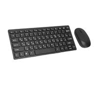 VBESTLIFE Ensemble Clavier et Souris Russe, 78 Touches, Clavier et Souris sans Fil 2,4 G avec Design Ergonomique Inclinable, pour Haut-parleurs et Apprenants Russes
