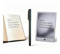 VBESTLIFE Ensemble de Stylo Intelligent Numérique et Tableau D'écriture, Synchronisation en Temps Réel des Notes Manuscrites avec du Texte Numérique avec Technologie OCR, pour Téléphones