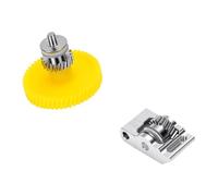 VBESTLIFE Ensemble D'engrenages D'extrudeuse de Remplacement pour Imprimante Lab P2S (SILVER)