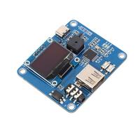 VBESTLIFE Entraîneur CW, Codeur électronique Morse avec écran LCD, 12 Banques de Messages Programmables, Stockage de 1000 Caractères, Vitesse WPM Réglable