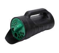 VBESTLIFE Épandeur Manuel, épandeur de Pelouse d'une capacité de 2,5 L avec Couvercle Réglable, Prise Confortable, pour Engrais, Sel, Dégivreur et Fonte de Glace