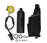 VBESTLIFE Équipement de Plongée de Réservoir de Plongée, Kit de Réservoir de Plongée D'ensemble de Cylindre D'oxygène de Réservoir de Plongée de 1L pour L'exploration sous-Marine Sauvetage