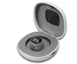 VBESTLIFE Étui de Chargement Smart Ring avec écran LED (White)