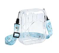 VBESTLIFE Étui de Protection pour Appareil Photo Mini 13, Coque Rigide en PC, Coque Transparente avec Bandoulière et Compartiment de Rangement pour Photos (Green)