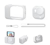 VBESTLIFE Étui de Protection pour Insta Go Ultra, avec Capuchon D'objectif et Lanière, Housse Lavable, Résistante aux Chocs, Anti-Rayures, Antidérapante, Anti-poussière (Grey)