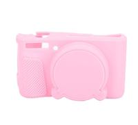 VBESTLIFE Étui en Silicone pour la Caméra Numérique SX740 SX730, Manche de Protection en Caoutchouc Souple avec Couvercle de Lentille Amovible, Anti-Glissement, Anti-grattement (Pink)