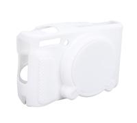 VBESTLIFE Étui en Silicone pour la Caméra Numérique SX740 SX730, Manche de Protection en Caoutchouc Souple avec Couvercle de Lentille Amovible, Anti-Glissement, Anti-grattement (White)