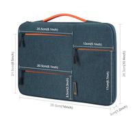 VBESTLIFE Étui pour Air 13 Pouces, Housse pour Ordinateur Portable de Haute qualité avec Poignée Rétractable, Conception de Protection à Quatre Couches, Adaptée à Différentes Tailles, Doublure en