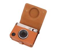 VBESTLIFE Étui pour Instax Mini Evo, étui Amovible en Cuir PU Rétro avec Bandoulière Compatible pour Instax Mini Evo/Polaroid Mini Evo (Brown)
