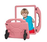 VBESTLIFE Étui pour Tablette EVA pour HD10 2021/2023, Housse de Protection Antichoc avec Poignée Pliable Rotative, Lavable, Découpes Précises (Rose pêche)