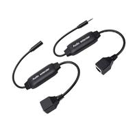 VBESTLIFE Extension de Son 3,5 Mm vers RJ45, Extension de Câble Ethernet de 328,08 Pieds avec Isolateur de Son, Plug and Play pour Studio Home Cinéma