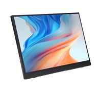 VBESTLIFE Extension D'écran pour Ordinateur Portable, Moniteur HD 1080p de 15,6 Pouces, Deux Haut-parleurs, Port USB-C, Port HDMI, pour PC, Smartphone et Tablettes