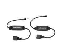 VBESTLIFE Extension Sonore 3,5 Mm vers RJ45, pour Câble CAT5 CAT5e CAT6, Adaptateur D'extension de Distance de Transfert de 500 M avec Audio Stéréo