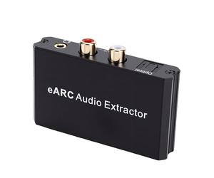 VBESTLIFE Extracteur de Son EARC ARC, Interface Multimédia HD vers Convertisseur Adaptateur Audio Optique 3,5 Mm avec Prise en Charge 5,1 Canaux 2,0 Canaux pour Systèmes Audio TV
