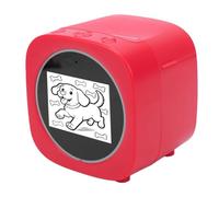 VBESTLIFE Fabricant D'autocollants AI avec Filtre de sécurité, Gadget Amusant pour Enfants, Rouge 3,46 X 3,46 X 2,68 Pouces