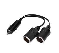 VBESTLIFE Fiche 12 / 24V à Prise pour Allume-Cigare, fiche à Prise pour câble d'extension Allume-Cigare pour camions, Motos, etc.