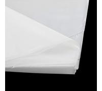 VBESTLIFE Film de Serre en Polyéthylène Transparent, Transmission de la Lumière à 90%, 150 Microns, Anti-poussière, Anti-Goutte, Feuille Durable pour Semis (2x2 M/6.56x6.56 PI)