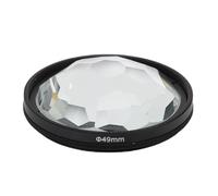 VBESTLIFE Filtre à Prisme de Kaléidoscope de 49 Mm, Filtre à Effet Spécial pour Les Caméras sans Miroir DSLR, Revêtements Multicouches Double Face