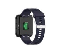 VBESTLIFE Forerunner35 Forerunner30 35J Bracelet de Rechange en Silicone pour Montre de Sport pour Amateurs de Fitness, Longueur Réglable pour Forerunner 35 Forerunner 30 de 22 Mm, Noir (Bleu Marine)