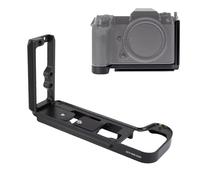 VBESTLIFE GFX100S GFX50SII Plaque QR L, Support L en Alliage en Aluminium avec Trou de Vis de 1/4 Pouce, Fente de Diapositive ARCA 38 Mm et Coussinets Antidérapants