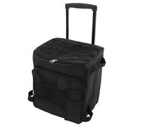 Vbestlife Glacière Roulante 43L, Sac de Refroidissement à roulettes isolé Portable étanche à Double Fermeture éclair avec Poignée pour Le Camping de Pique-Nique de Voyage en Plein Air