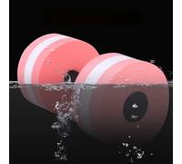 VBESTLIFE Haltères à Eau, Paire d'Haltères d'aquagym avec flottabilité en Mousse EVA, pour l'entraînement en Piscine, le Fitness et la Tonification des Bras (PINK)