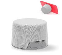 VBESTLIFE Haut-Parleur Bluetooth Portable Magnétique, Support de Téléphone, Haut-Parleur D'extérieur, Véritable Couplage Stéréo sans Fil pour la Maison et Les Voyages (Gray)