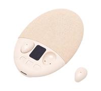 VBESTLIFE Haut-Parleur Bluetooth pour Oreiller de Sommeil, avec Vagues Océaniques à Bruit Blanc intégré et Minuterie de Sommeil 30/60/90 Minutes pour Une écoute au Coucher (Beige)