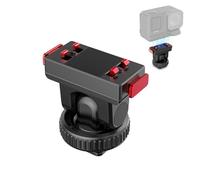 VBESTLIFE Hot Shoe & Cold Shoe Adapter Mount pour Insta ACE Pro 2 / ACE Pro / ACE, Support de Montage Rapide Magnétique, 75 ° Inclinaison Réglable, Trou à Vis 1/4 Pouces