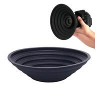 VBESTLIFE Hotte de la Lentille de la Caméra, Hotte de la Lentille en Silicone Pliable Anti-réflexion Universelle pour Lentilles de Caméra sans Miroir de 50 à 70 Mm