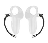 VBESTLIFE Housse en Silicone pour Contrôleur 3, Respirante et Dissipant la Chaleur, Facile à Installer pour les Accessoires VR - Lot de 2 (WHITE)