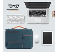 VBESTLIFE Housse pour Ordinateur Portable 15 Pouces, Sac étanche Absorbant Les Chocs, Poignée élastique pour Pro et Ordinateur Portable, Rangement Multifonctionnel pour étudiants, Doublure en (15)