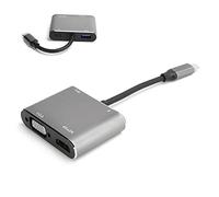 VBESTLIFE Hub 4 en 1 Type-C vers HD, Interface Multimédia VGA USB3.0 Station d'accueil USB-C, Convertisseur USB-C 4K 1080P