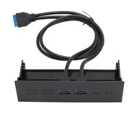 VBESTLIFE Hub de 5,25 Pouces de Boîtier de Boîtier de Boîtier, 2 Ports USB 3.0 à 5 Gbit/S, Conception ABS Pratique pour L'expansion de la Baie de Lecteur Optique