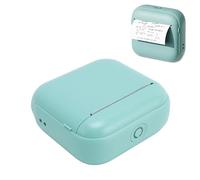 VBESTLIFE Imprimante Thermique Portable, Imprimante Bluetooth 203dpi sans Interruption sans Fil sans Fil, Support 57x30 Mm, pour Les étudiants (Green)