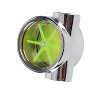 VBESTLIFE Indicateur de Débit d'eau G1/4, Vérificateur de Débit Visuel Vert, Débitmètre de Refroidissement PC pour Système de Refroidissement Liquide, Connecteur fileté Durable