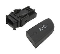 VBESTLIFE Interrupteur A C, Interrupteur à Bouton-poussoir de Remplacement 6554KX avec Bouton de Commande de Climatisation ABS, A C Sensible pour C1 2005-2014, avec Capuchon pour 107 Mk1