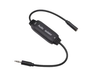 VBESTLIFE Isolateur de Bruit de Boucle de Terre de 3,5 Mm, éliminateur de Bourdonnement Audio pour Stéréo de Voiture et Système Audio Domestique avec Filtre de Bruit Clair