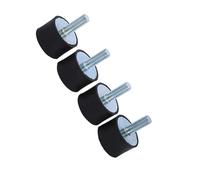 VBESTLIFE Isolateur de Canette à Supports Anti-vibrations pour la Réduction du Bruit de la Machine à Souder, Paquet de 4 (VD30*20 M8*23)