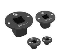 VBESTLIFE Jeu D'adaptateurs de Douilles à Impact à Profil Bas, 4 Pièces Magnétiques, Conception Empilable pour Conversion D'entraînement de 3/4" à 1", 1/2" à 3/4", 1/2" à 3/8", 1/4" à 3/8"