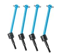 VBESTLIFE Jeu D'arbres D'entraînement RC CVD Durables, 4 Pièces, pour Voiture TT02B 1/10 RC, Adaptés aux Amateurs de Course (Blue)